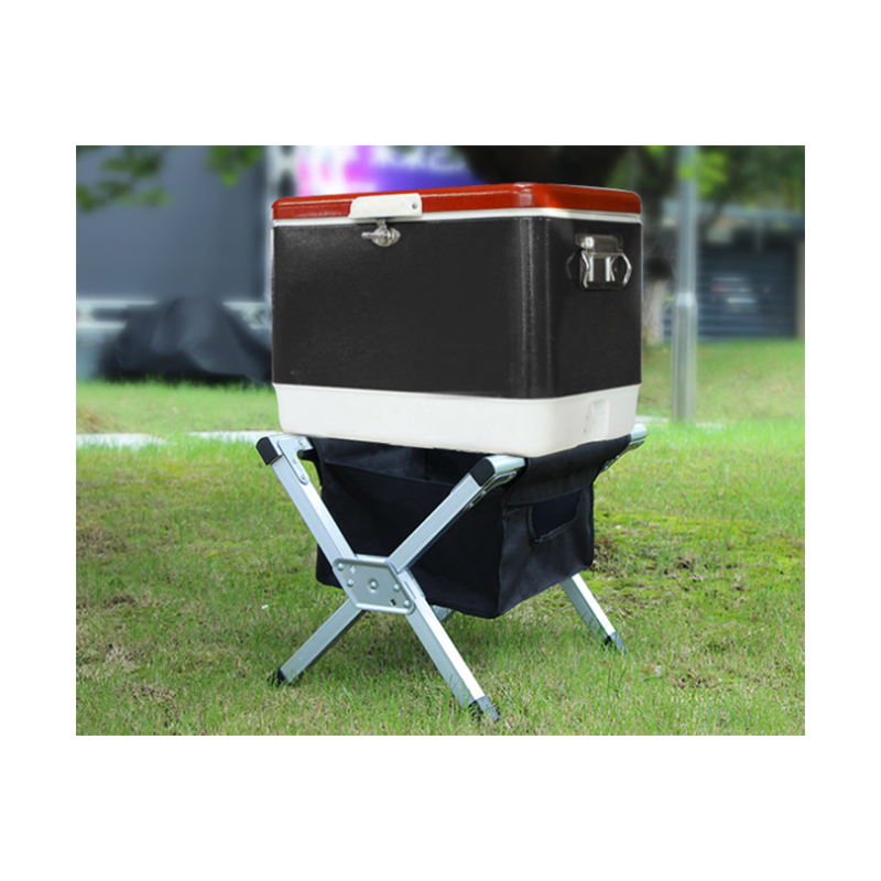 EF-A-001 high quality lightweight foldable outdoor aluminum camping picnic portable freezer cooler fridge stand