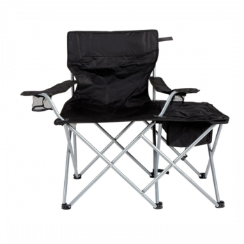 EC-S-011 outdoor portable wholesale folding metal furniture camping chair with armrest cooler bag keep warm
