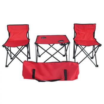 ES-S-001 Outdoor folding picnic table and chairs set for multi-person cheap folding table and chair set for barbecue camping trip