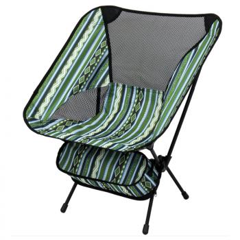 EC-A-028 pattern fabric outdoo lightweight folding picnic lounge aluminium chairs for hiking trip