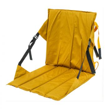 EC-A-029 portable lightweight folding padded stadium gym beach seat mat chair camping with PE foam filling