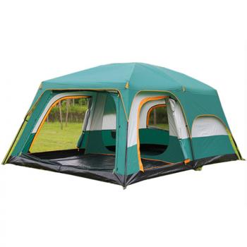 ET-C-002 8 persons large luxury wind resistant family carpas de camping tent