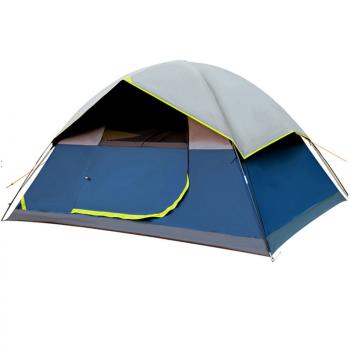 ET-C-007 4-5 Person double layer Ultralight Waterproof UV Protection Black Coating Portable Outdoor Camping Tent