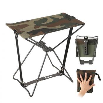 EC-S-036 camouflage fabric iron tube folding stool