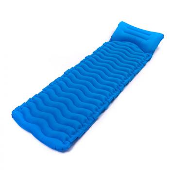 EM-S-016 Outdoor Hiking Waterproof Single Compact Ultralight Inflatable Camping Sleeping Pad