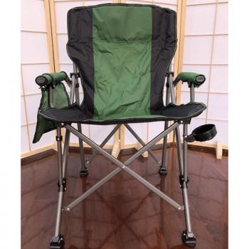 EC-S-042 Light luxury folding chair with side pockets and cup holder