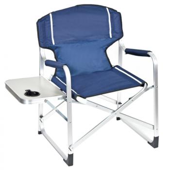 EC-A-036  aluminum tube portable director chair with side table and cooler bag