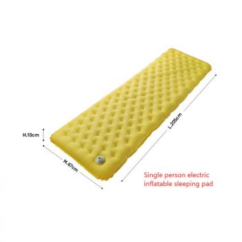 EM-S-030 Camping single person electric inflatable  pad